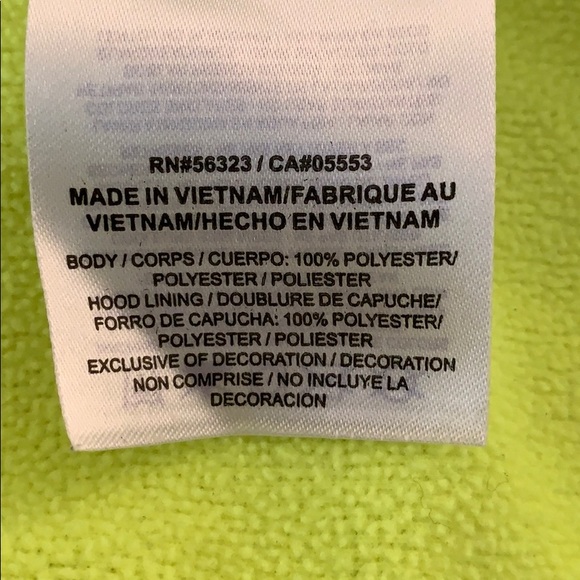 Nike THERMA-FIT Fleece Lined Neon Yellow Size S - Picture 6 of 10